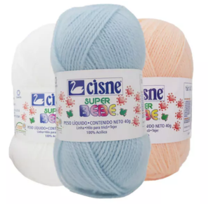 Lã Cisne Super bebê 40 gr 