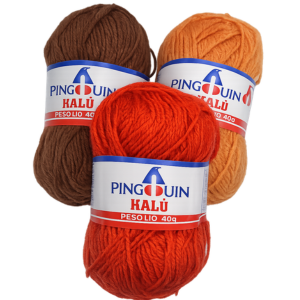 Lã Kalú 40g – Macia, Fácil de Trabalhar e Perfeita para Crochê e Tricô