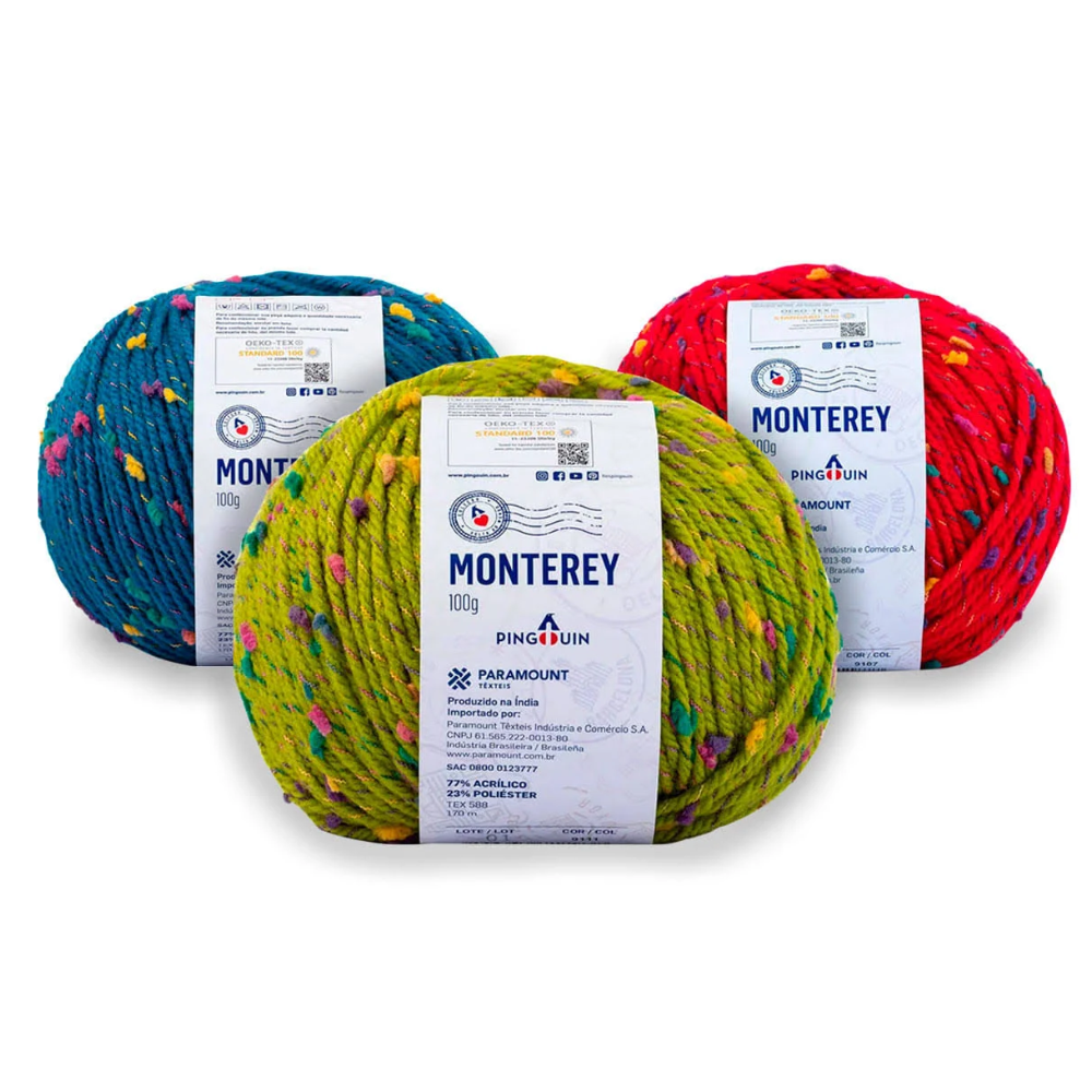 Lã Monterey 100 gramas - Pingouin  - Coleção Volta ao Mundo