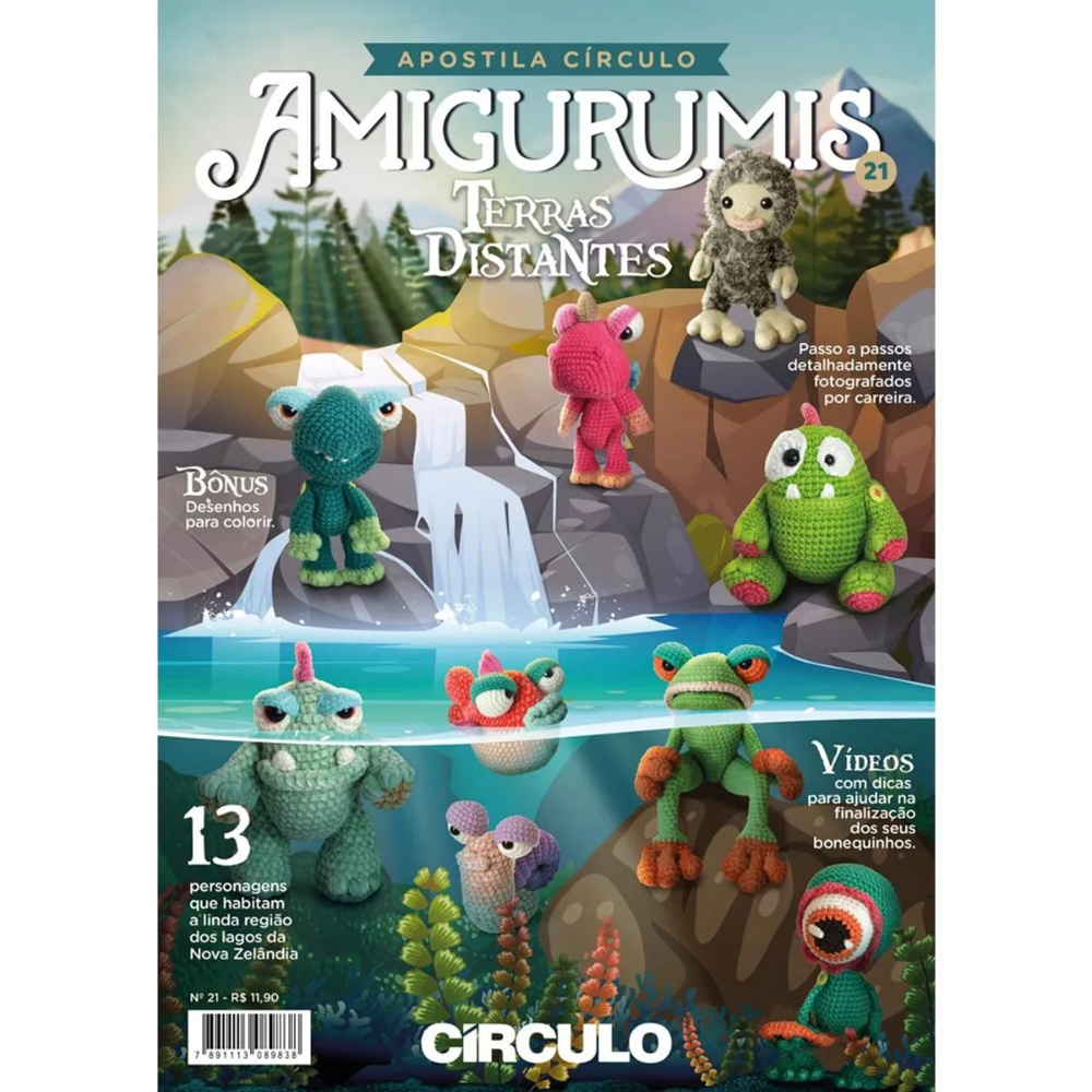 Revista e Apostilas  Amigurumis da Círculo