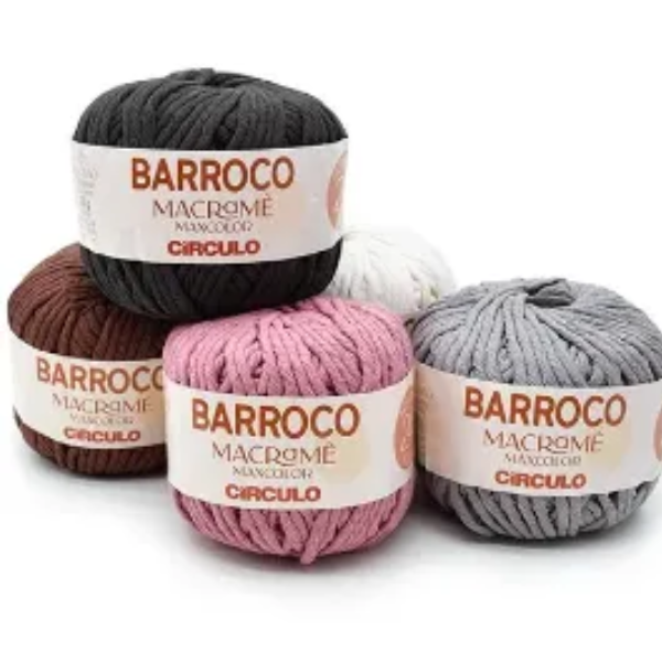 Barroco Macramê Maxcolor 400 gr Círculo