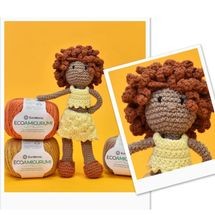 Linha Ecoamigurumi Euroroma - 254 metros