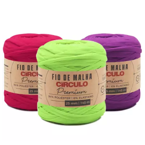 Fio de Malha Premium Circulo 25mm 140mts