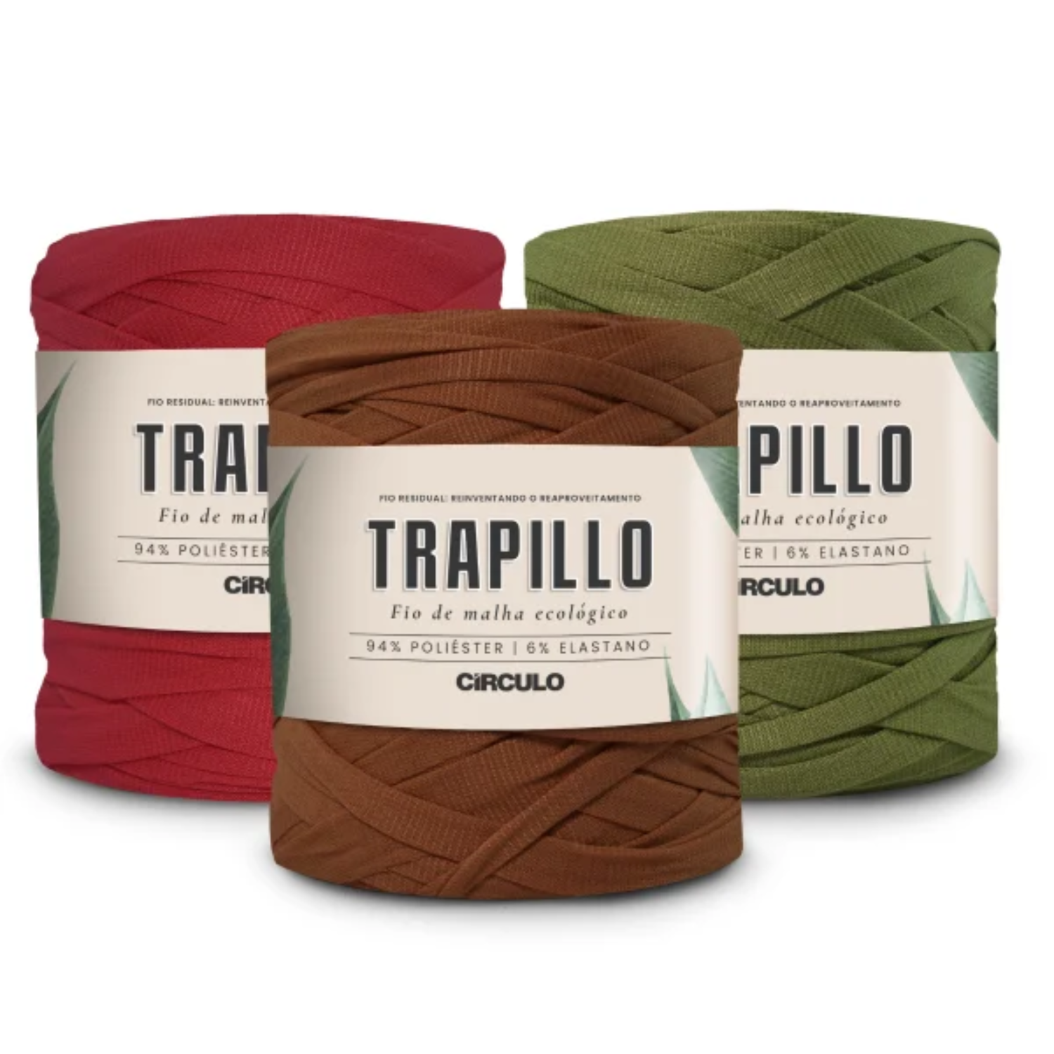 Fio de Malha Ecológico Trapillo Círculo 80 metros - 25 MM 