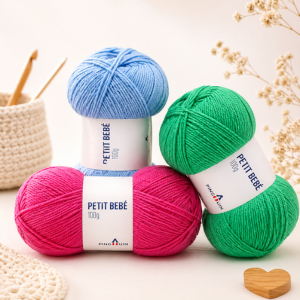 Lã Petit Bebê 100g – Maciez e Delicadeza para Quem Você Mais Ama