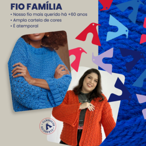 Lã Família 40g Pingouin – Versátil, Macia e Perfeita para Criar Peças Lindas Todos os Dias