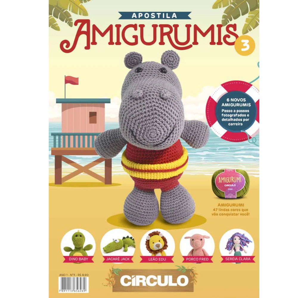 Revista e Apostilas  Amigurumis da Círculo