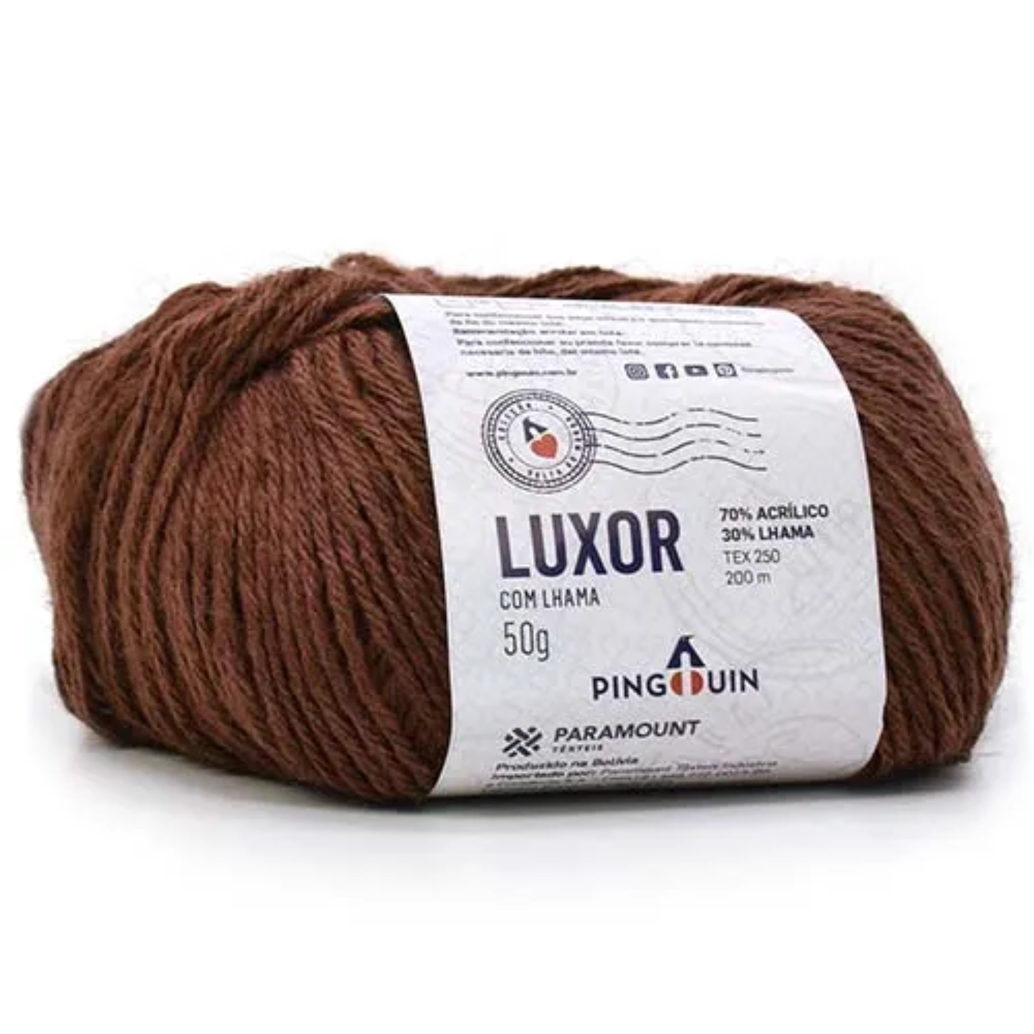 Fio Luxor Pingouin 50g - Acrílico e Lhama