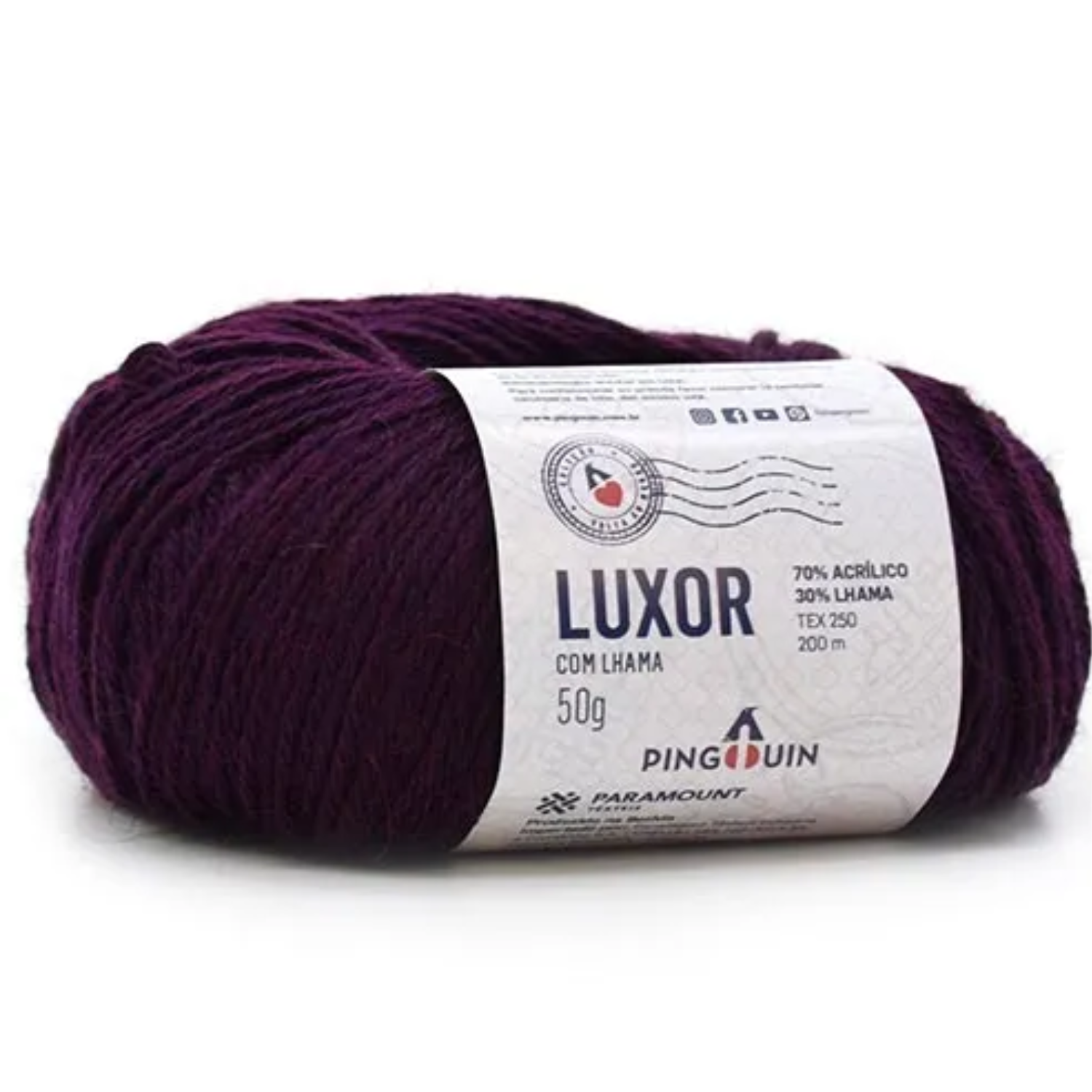 Fio Luxor Pingouin 50g - Acrílico e Lhama